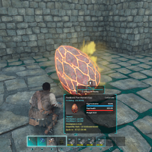 Fire Wyvern Cotton Candy Egg