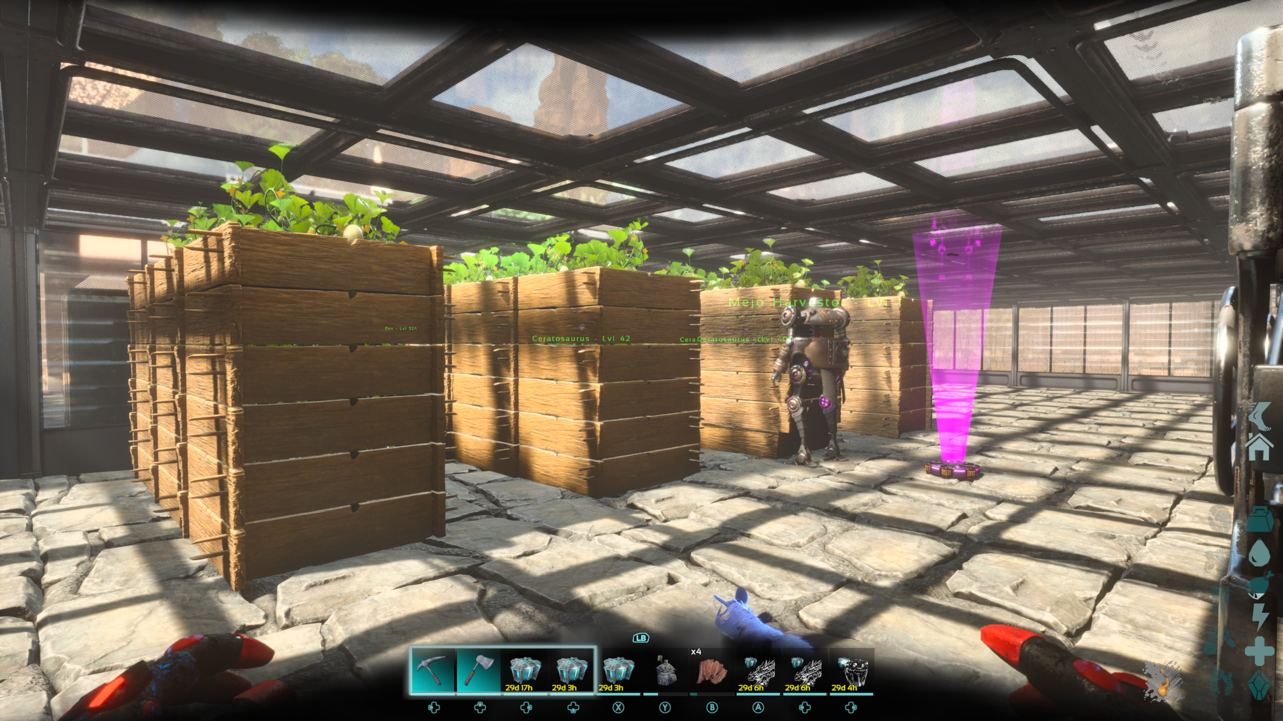 Setting Up an Automated Greenhouse in ARK